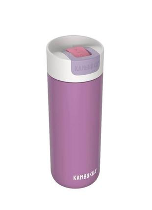 Термокружка kambukka olympus, вакуумная, стальная, 500 мл, цвет фиолетовый - 11-02020