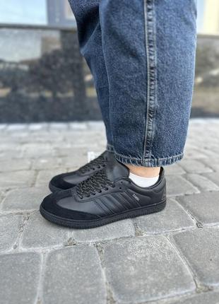 Кросівки adidas pharrell williams samba hu 'core black'