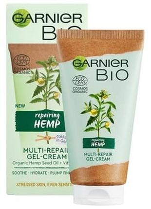 Крем для обличчя garnier bio з олією конопель 50 мл