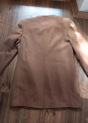 Пальто коричневое2 фото