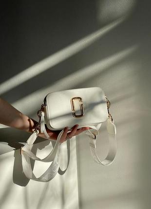 Белая женская сумка marc jacobs4 фото