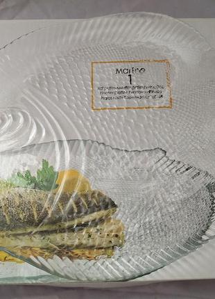 Большая тарелка для подачи, поднос, тарелка-кокиль, в форме рыбы, блюдо