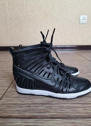 Кроссовки nike dunk sky hi 2.0 joli black, оригинал6 фото