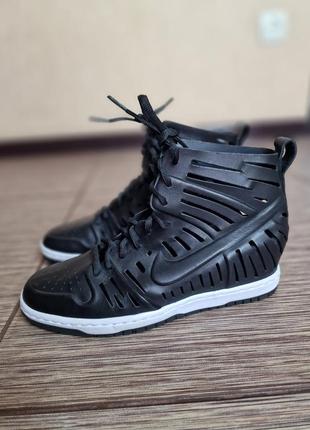 Кроссовки nike dunk sky hi 2.0 joli black, оригинал9 фото