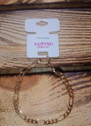 Браслет xuping jewelry, "золото", 19см