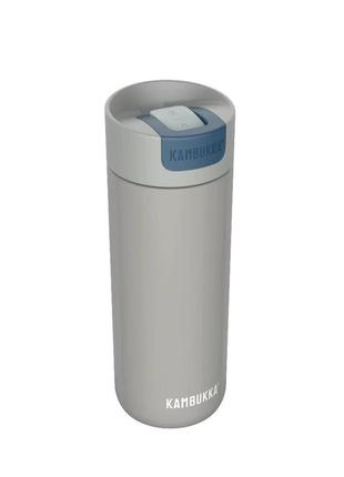 Термокружка kambukka olympus, вакуумная, стальная, 500 мл, цвет сине-серый - 11-02017