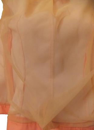Ветровка - байкер женская укороченая на молнии персикового цвета .6 фото