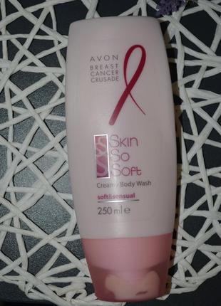 Мягкий гель для душа "нежность" avon skin so soft creamy body wash элит серия3 фото