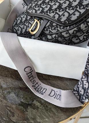 Dior сумка седло текстиль4 фото