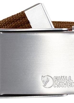 Ремень джинсы fjallraven canvas belt коричневый 4 см