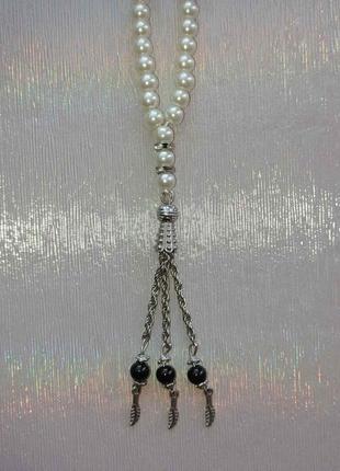 Женские мусульманские четки (бижутерное стекло).