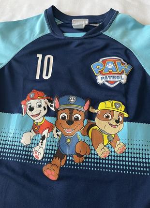 Футболка щенячий патруль собачий paw patrol для мальчика 5 6 7 8 9 лет9 фото