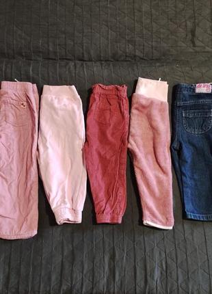 Набор брюк для девочки 74-98 см
