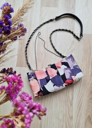 Небольшая женская сумка, маленькая сумка coast, текстильная сумка клатч разноцветная сумка на лодочке