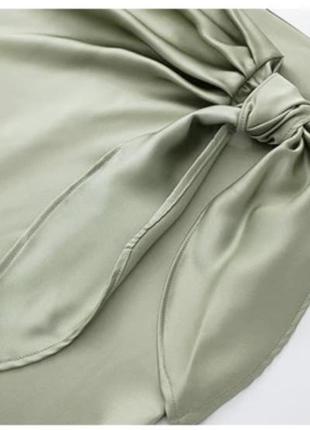 Zara, шелковая, юбка, юбка1 фото