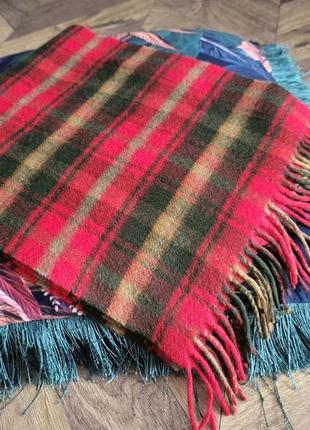 Шикарний шотландський кашеміровий шарф в клітинку 100 % кашемір jenners
