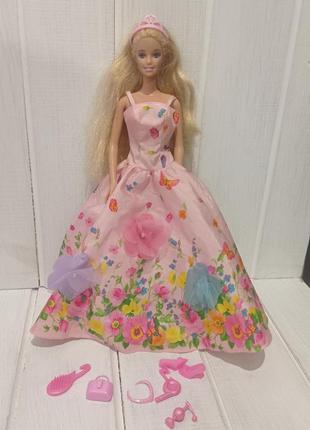 Колекційна лялька барбі barbie flower surprise кукла