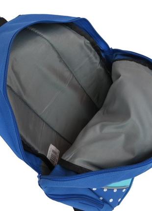 Молодежный городской рюкзак 25l semiline синий в горох8 фото