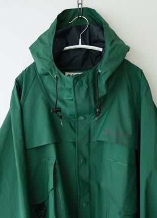 Вінтажна куртка columbia vintage 90's fishing pvc wading jacket japanese gorpcore3 фото