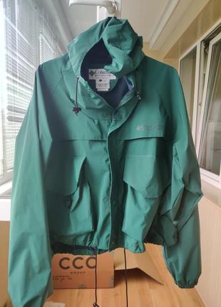 Вінтажна куртка columbia vintage 90's fishing pvc wading jacket japanese gorpcore9 фото