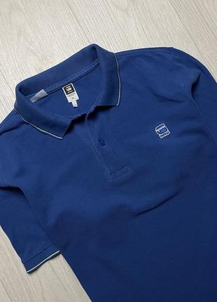 Мужское премиальное поло, футболка g-star raw, размер m3 фото