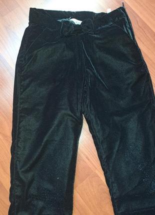 Продам бархатні брюки від фірми h&m,на дівчинку 7-8 років4 фото