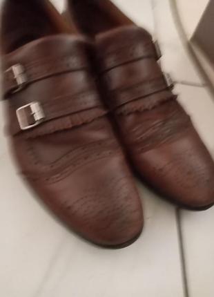 Шкірчнв чоловічі туфлі італія, leonardo principi3 фото