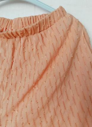 Літні шорти з бавовняної тканини вишивка прошва повноміри з кишенями  летние шорты из хлопковой ткан2 фото