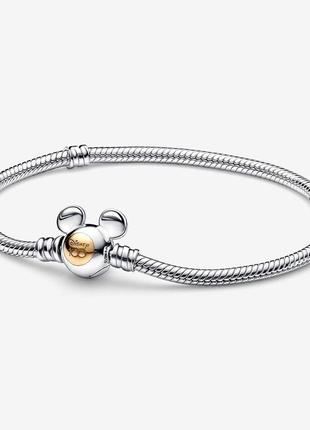 Серебряный браслет pandora 100-летия disney 592514c00