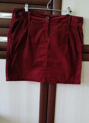 Юбка  мелкий вельвет