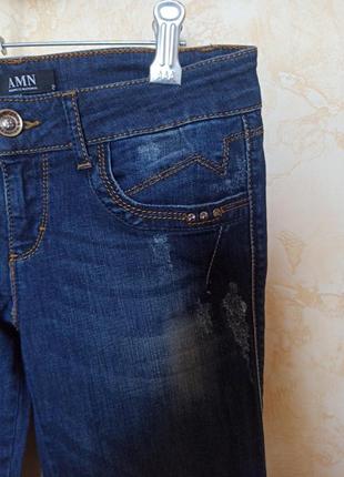 Красивые синие джинсы amn2 фото
