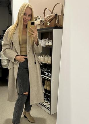 Идеальное плотное пальто от бренда zara7 фото