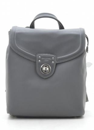 Стильный женский городской рюкзак david jones sf005 серый5 фото