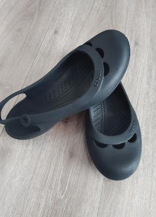 Crocs сандалі босоніжки аквашузи чорні 37-37.5