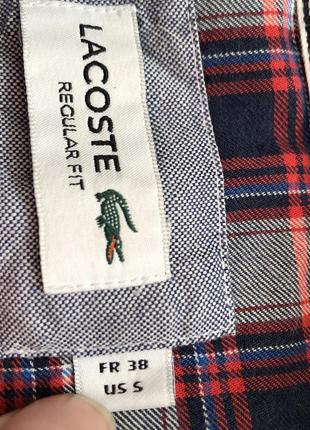 Сорочка lacoste сорочка в клітину5 фото