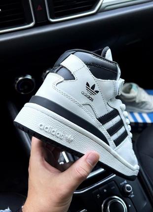 Жіночі високі кросівки adidas originals forum 84 mid5 фото