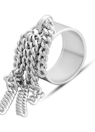 Серебряное кольцо с без камней, вес изделия 14,33 гр (2143949) 19 размер