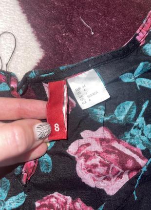 Платье в цветочный принт 3