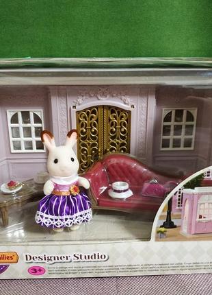 Sylvanian families silvanian family calico critters сільванія магазин квітів сім'я продукти ванна кімната6 фото