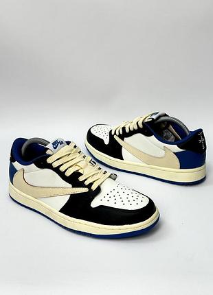 Jordan 1 low x travis scott (cactus jack) 3