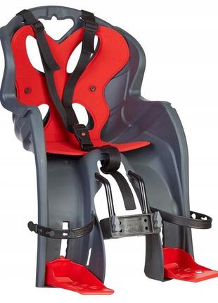 Велокрісло дитяче htp luigino перед на винос руля сірий (wyp700)