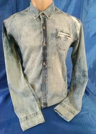 Рубашка молодежная джинсовая cca