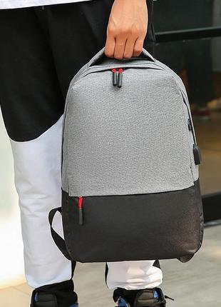 Набор мужской рюкзак + мужская сумка планшетка + кошелек клатч8 фото
