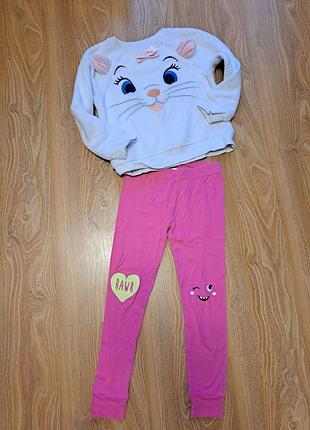 Комплект кофта с лосинами на 5-6лет