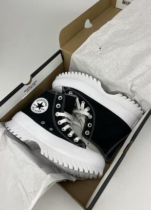 Кеды converse chuck taylor all star lugged 2.0 a00870c черные, оригинальные кеды конверс7 фото