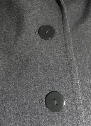 Класичне пальто сірого кольору, пальто піджак від m&s3 фото