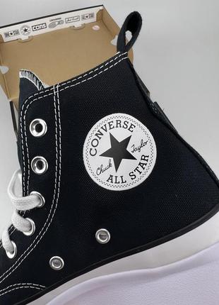 Кеды converse run star hike hi 166800c черные текстиль, оригинальные кеды конверс4 фото