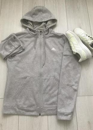 Сірий світшот adidas