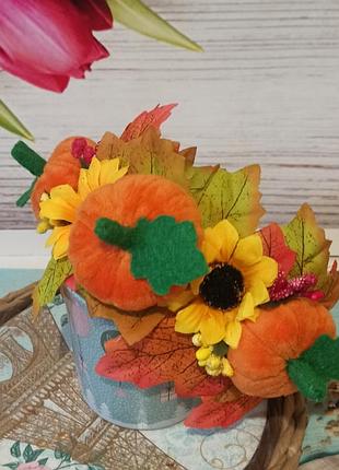 Обруч для волос "осень"