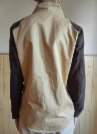 Стильная, молодежная куртка, двухцветная ветровка с капюшоном на молнии и кнопках, капюшонка7 фото